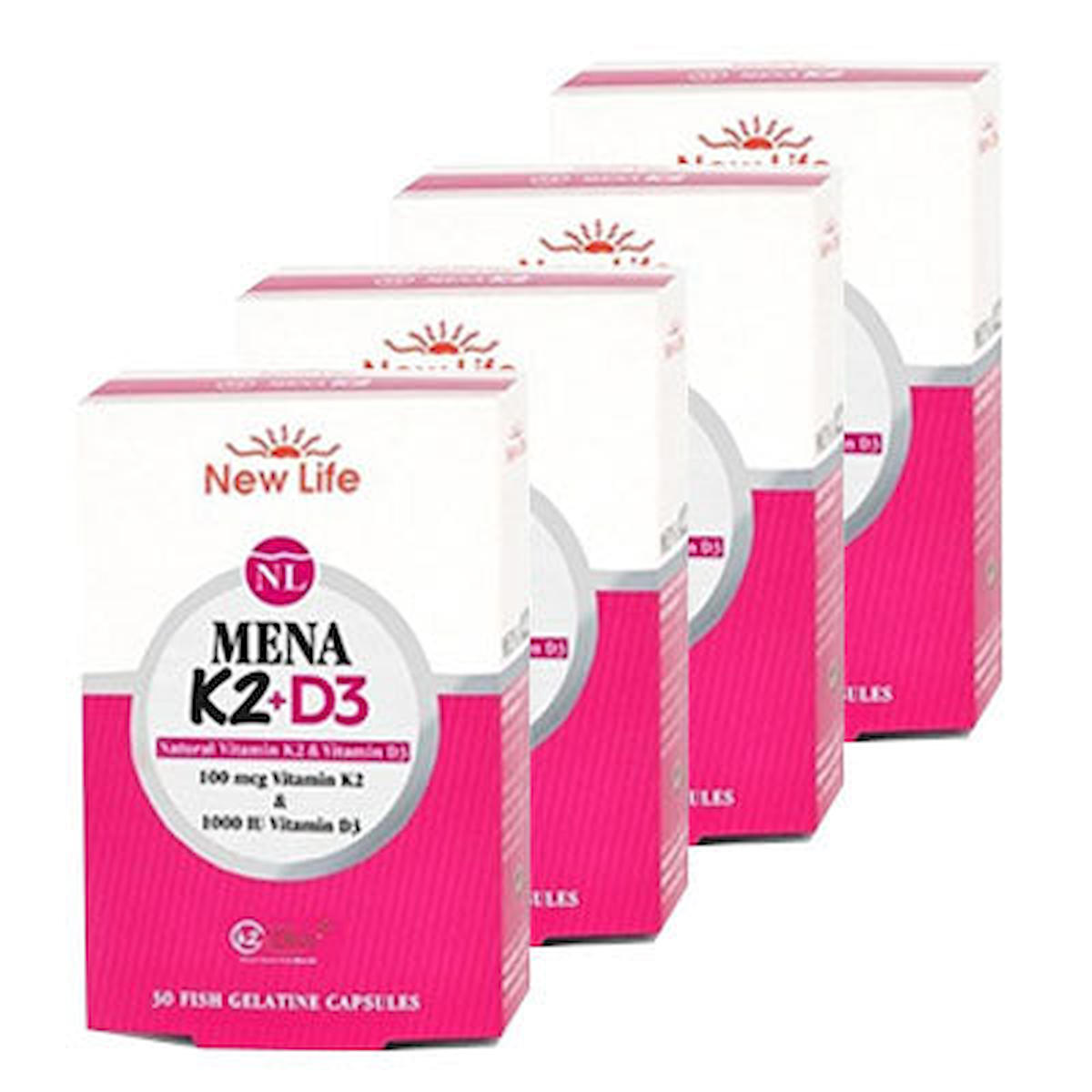 Newlife K2 Vitamini Sade Unisex 4x30 Kapsül