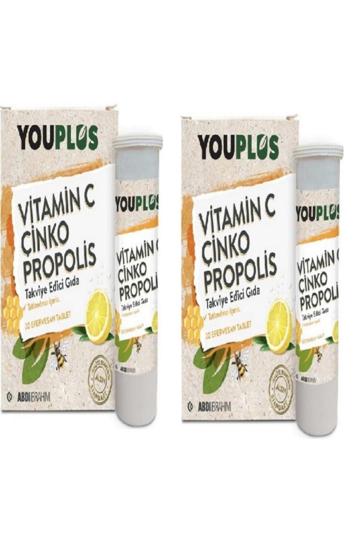 Youplus C Vitamini Aromalı Unisex 2x20 Tablet