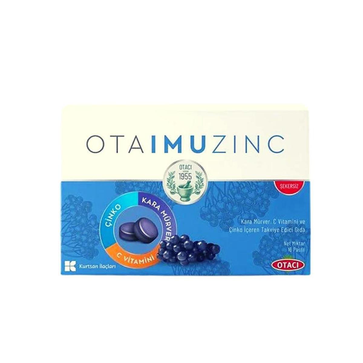 Otacı Çinko Kara Mürver Unisex Vitamin 16 Tablet