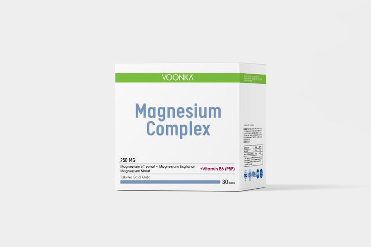 Voonka Magnezyum Complex Sade Unisex Vitamin 30 Şase
