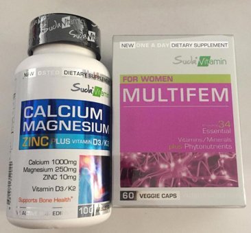 Suda Vitamin Magnezyum Kadın Vitamin 100 - 60 Tablet