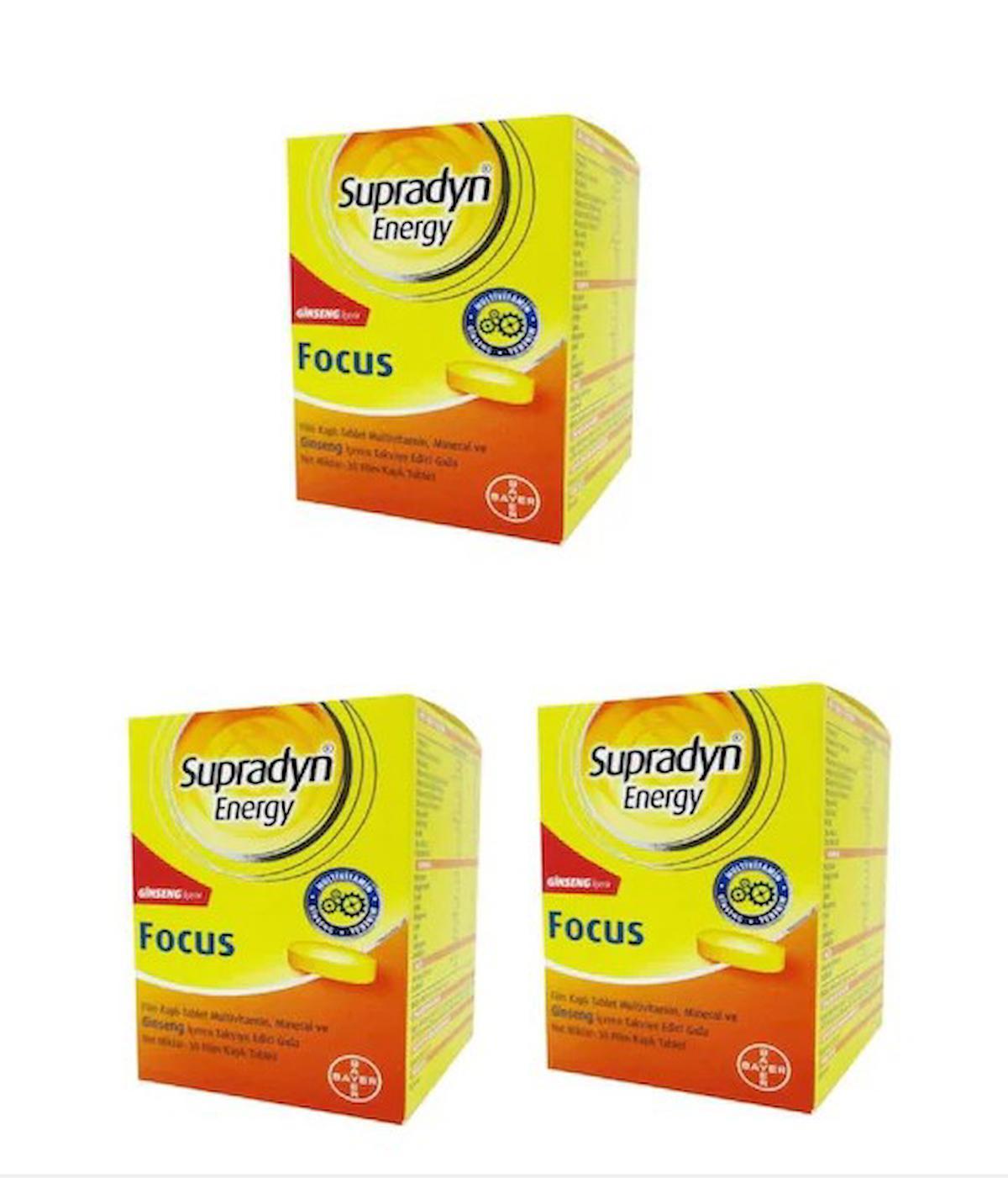 Supradyn Ginseng Aromasız Unisex Vitamin 3x30 Tablet
