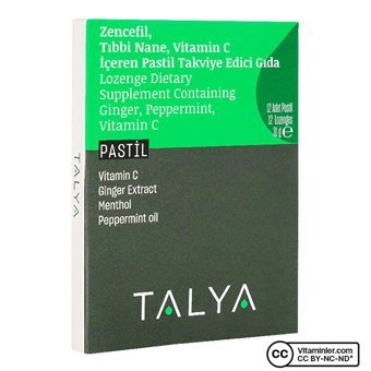 Talya C Vitamini Aromasız Unisex 12 Tablet