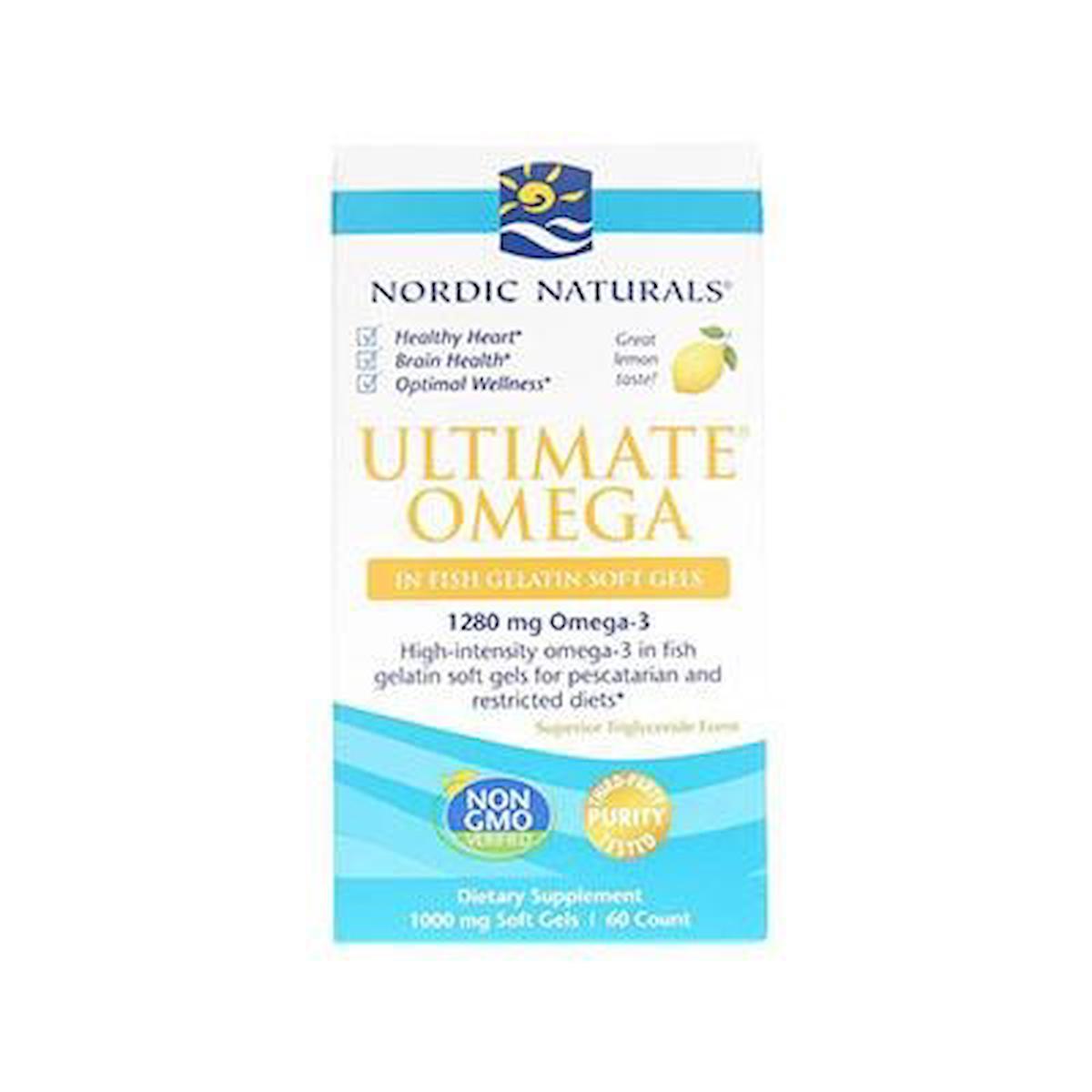 Nordic Naturals Ultimate Omega Aromalı Unisex Vitamin 60 Adet