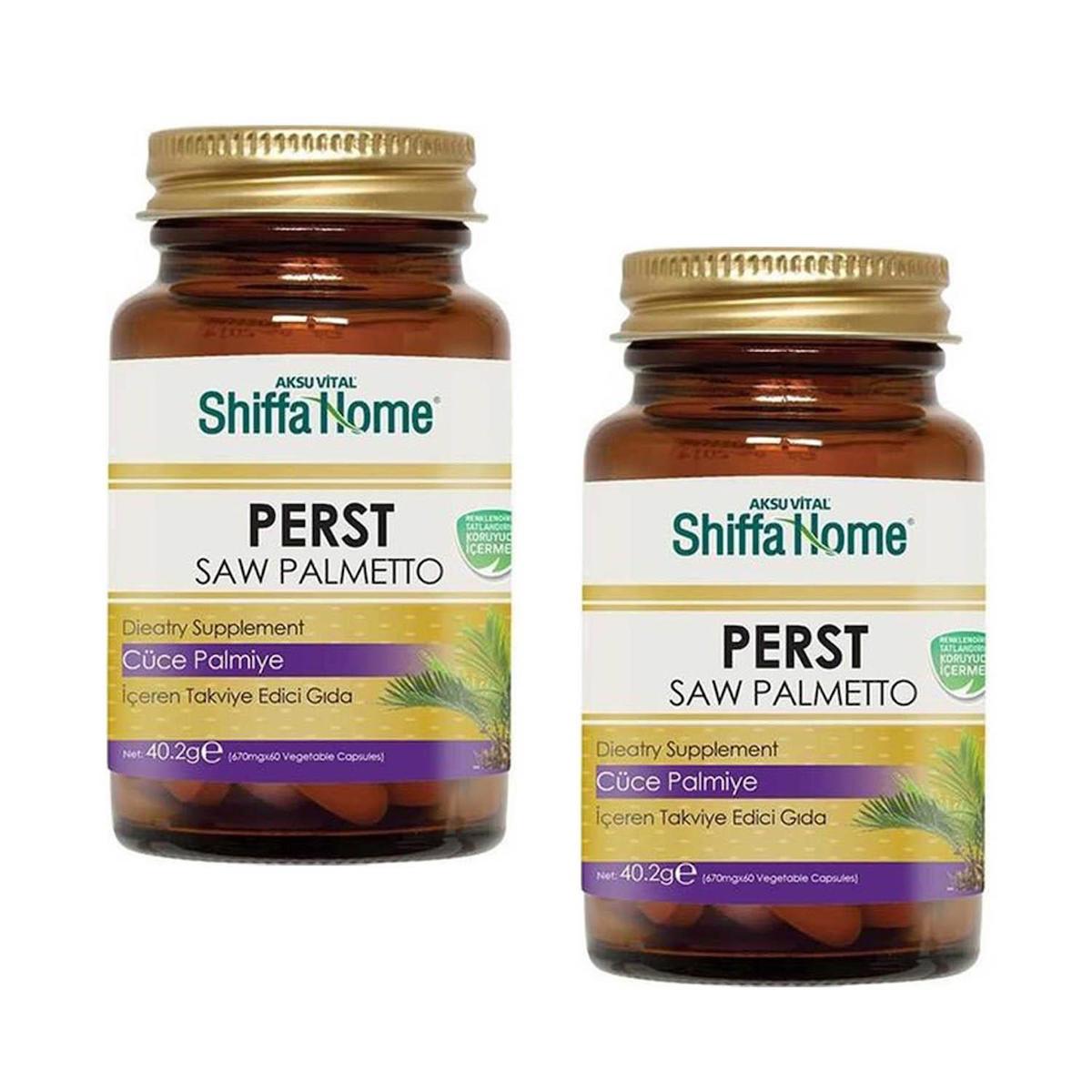 Shiffa Home Perst Aromasız Unisex Vitamin 2x60 Kapsül