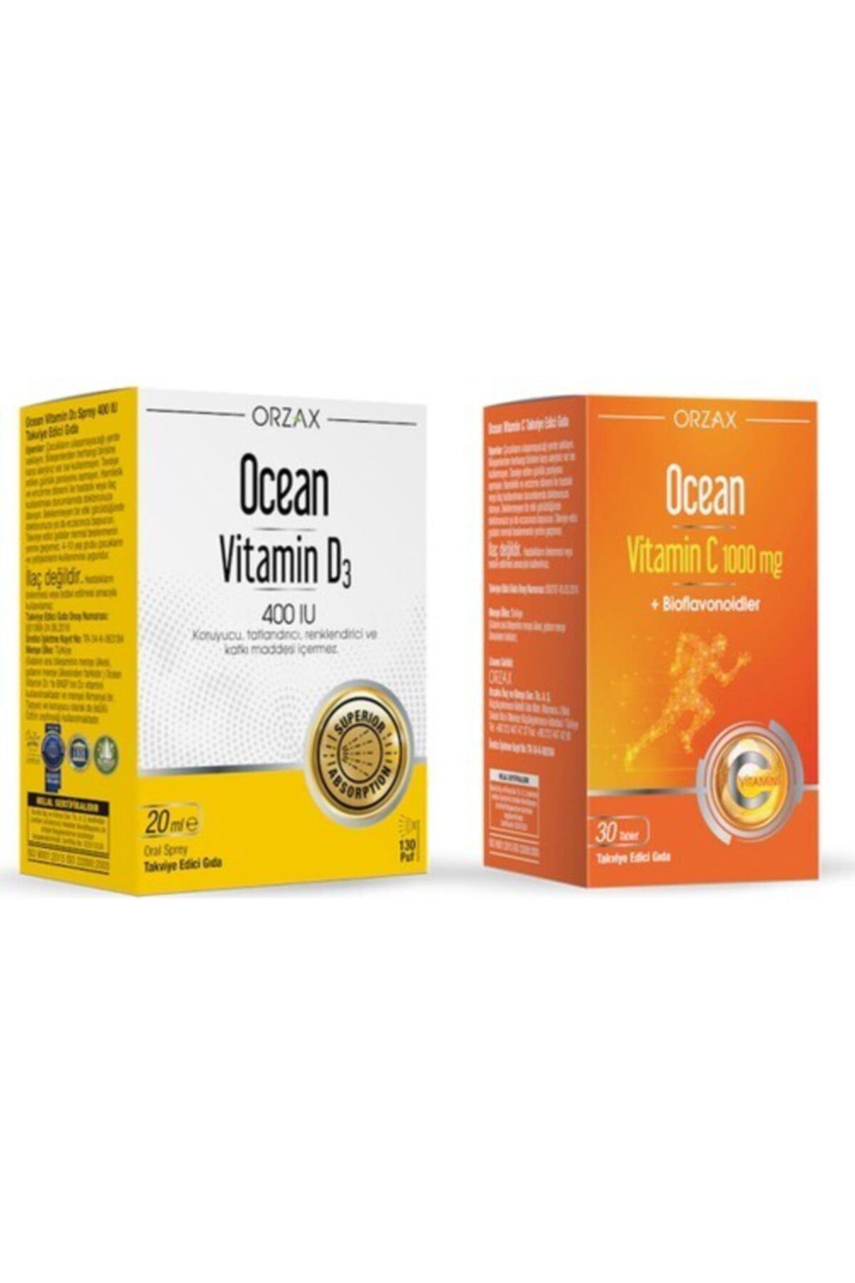 Ocean Vitamin D3 Aromasız Unisex 20 ml - 30 Tablet