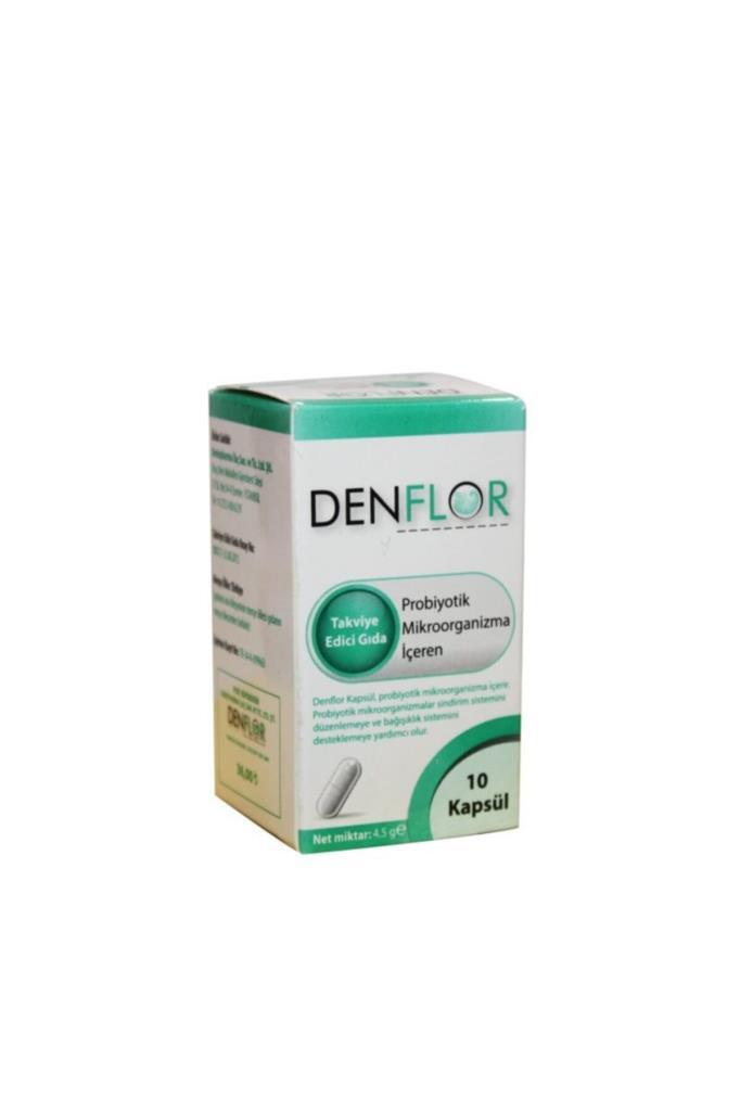 Deniz Pharma Denflor Probiyotik Sade Unisex Vitamin 10 Tablet
