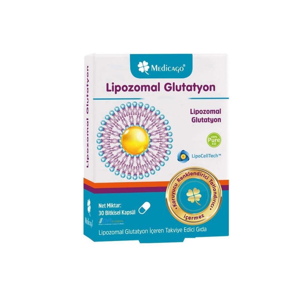 Medicago Glutatyon Aromasız Unisex Vitamin 30 Kapsül