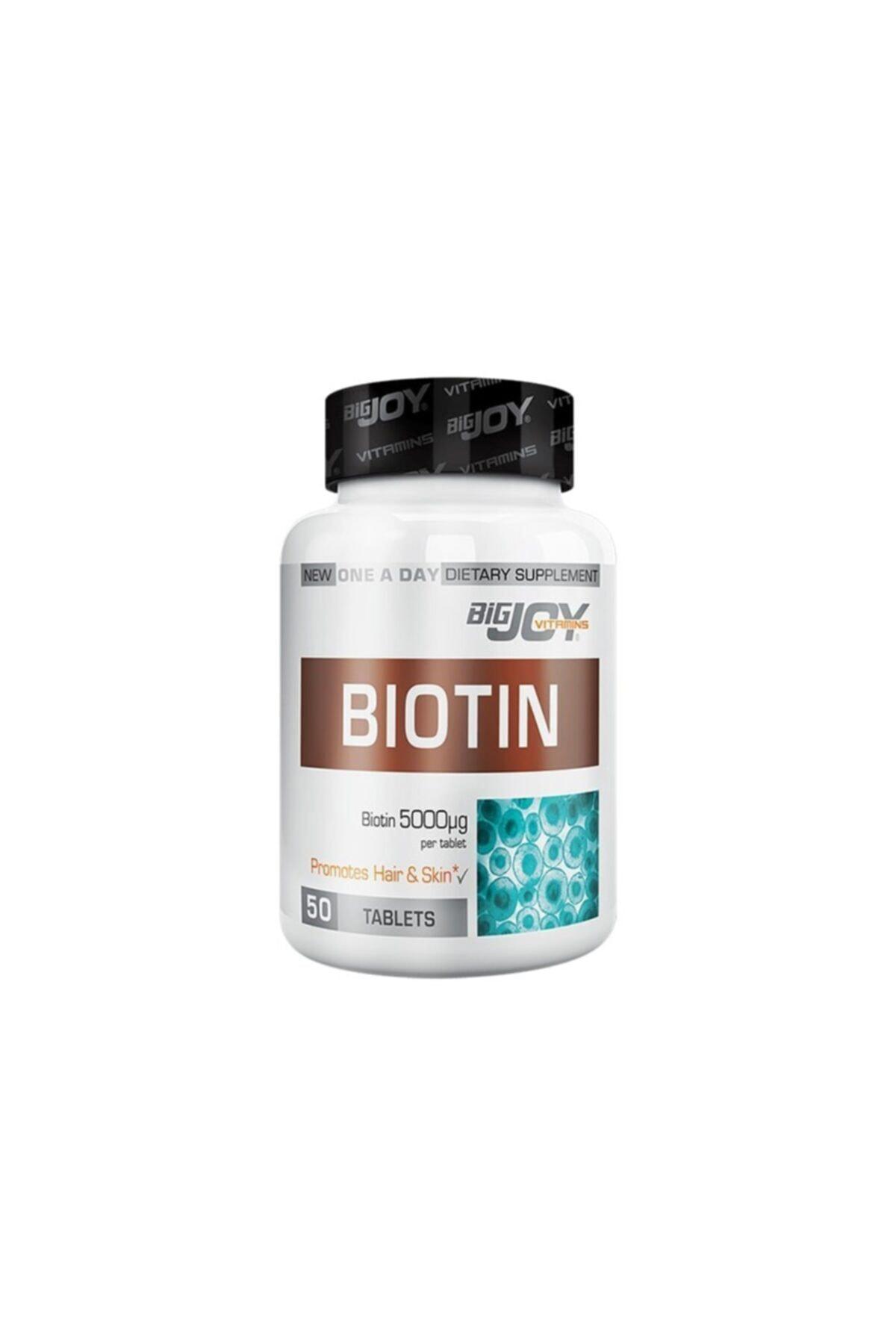 Bigjoy Sports Biotin Aromasız Unisex Vitamin 50 Tablet