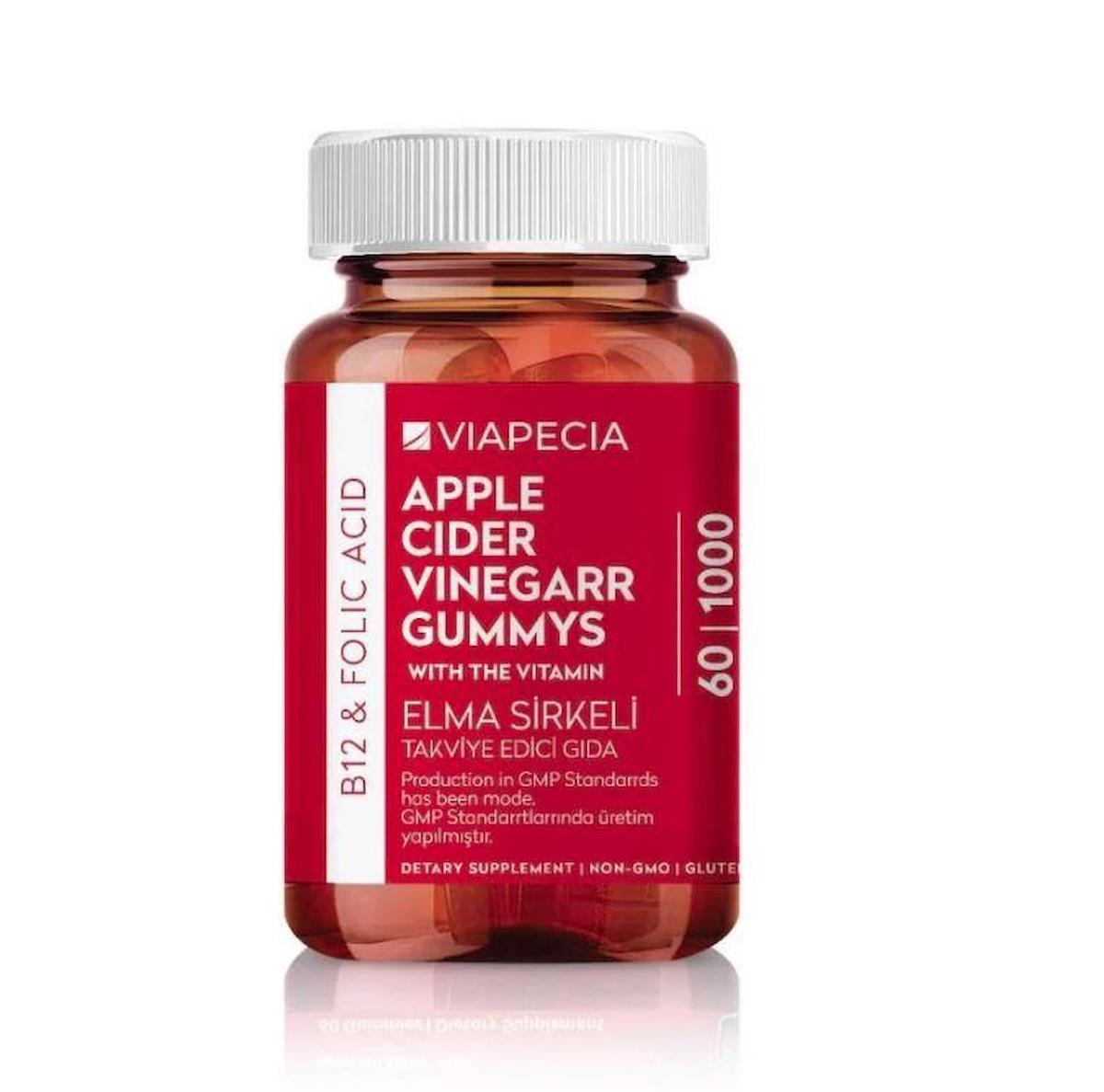 Viapecia Apple Cider Aromalı Unisex Vitamin 60 Tablet