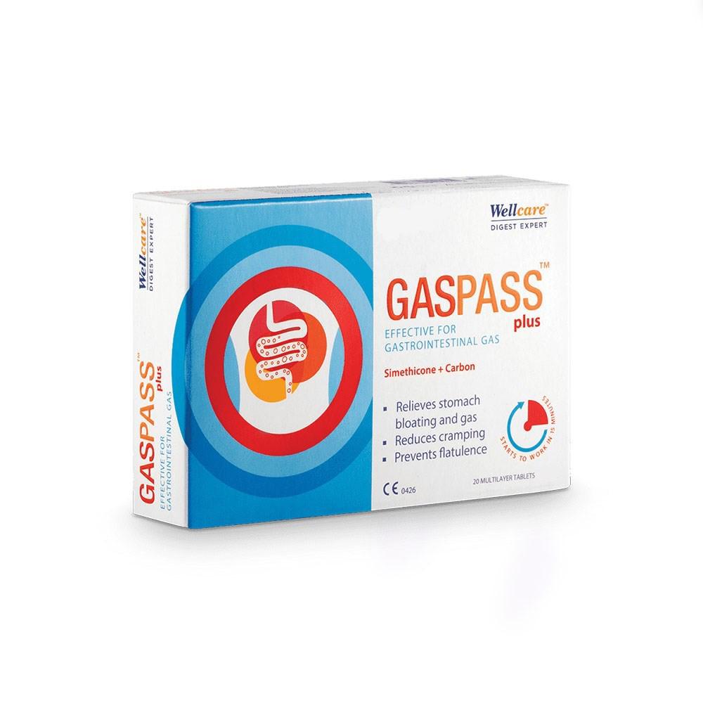 Wellcare Gas Pass Sade Unisex Vitamin 20 Tablet