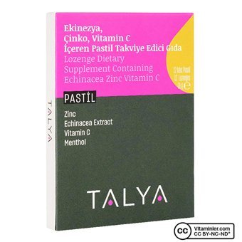 Talya Çinko Aromasız Unisex Vitamin 12 Tablet