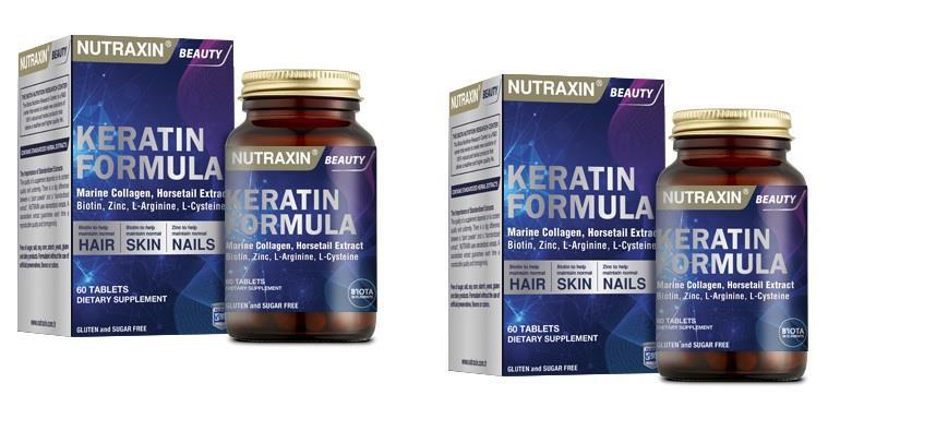 Nutraxin Çinko Sade Unisex Vitamin 2x60 Tablet