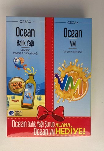 Orzax Ocean Portakal Aromalı Çocuk Vitamin 150 ml
