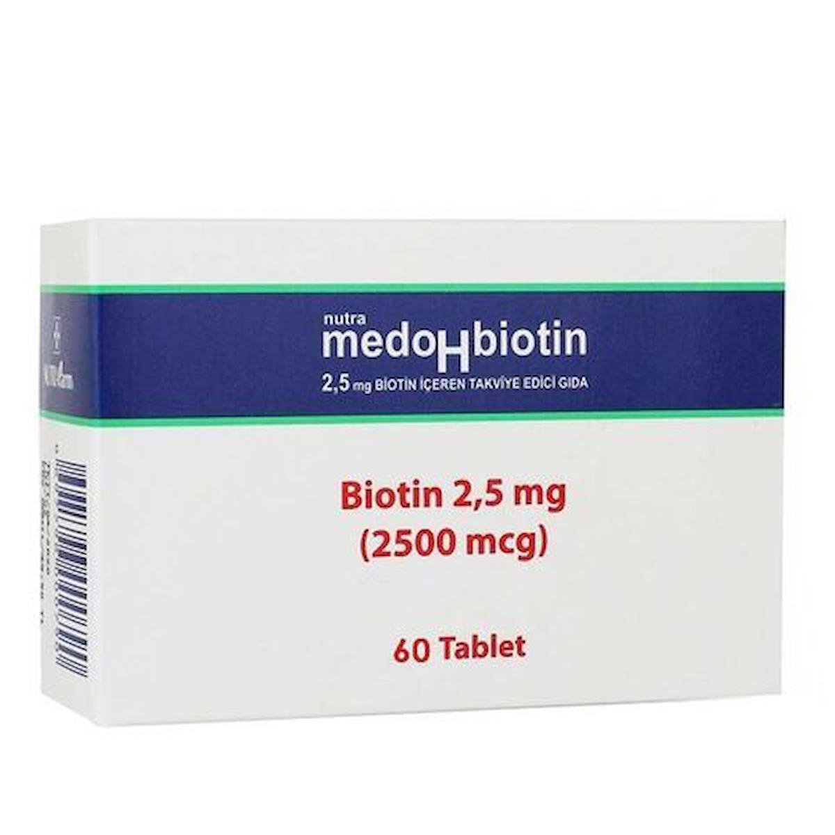 Dermoskın Medohbiotin Sade Vitamin 60 Tablet