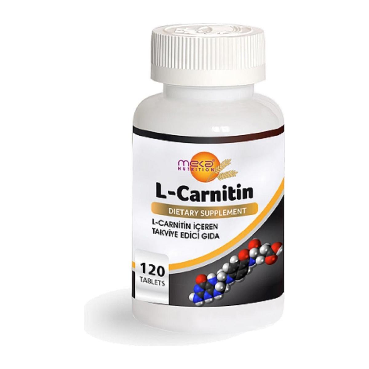Meka L-Karnitin Aromasız Unisex Vitamin 120 Tablet