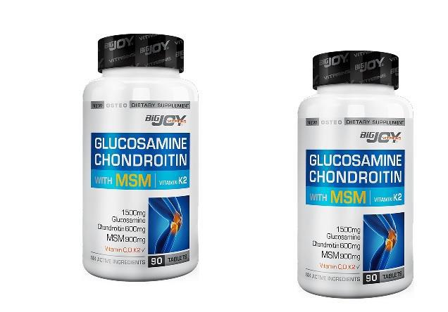 Bigjoy Sports Glucosamine Chondroitin Sade Unisex Vitamin 2x90 Tablet