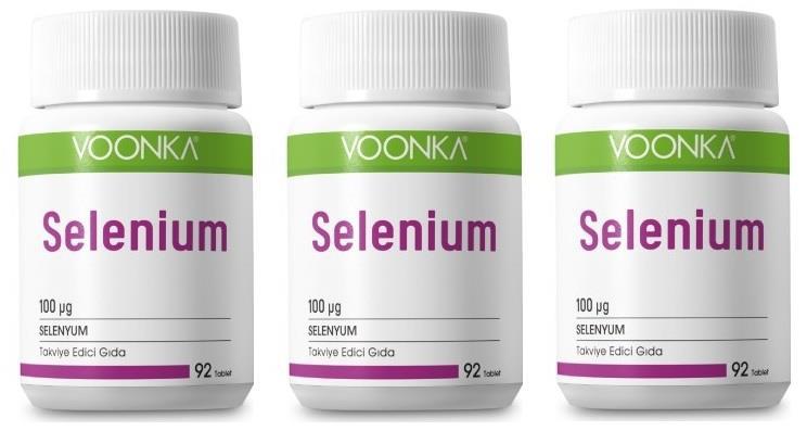 Voonka Selenium Sade Unisex Vitamin 3x92 Kapsül