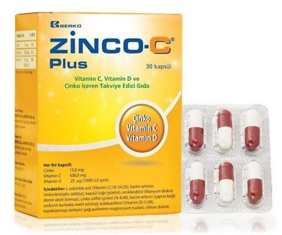 Berko Zinco-C Plus Vitamin 30 Tablet