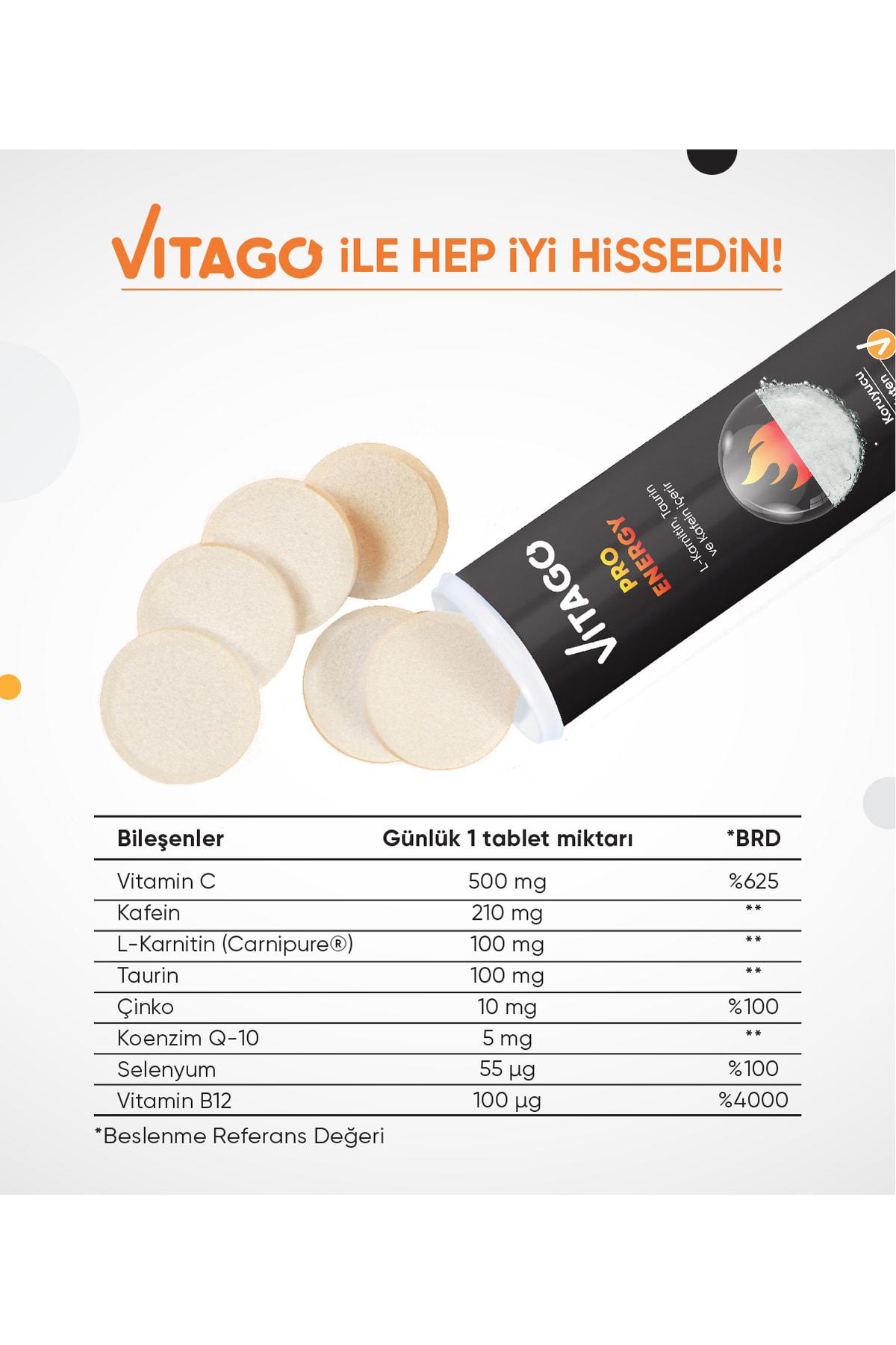 Vitagil Taurin Aromalı Unisex Vitamin 10 Tablet