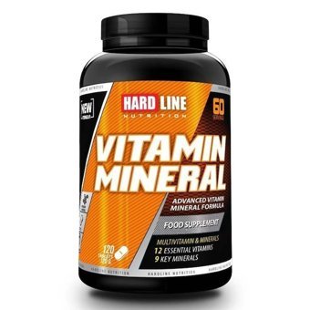 Hardline Nutrition Aromasız Unisex Vitamin 120 Tablet
