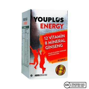Youplus Aromasız Unisex Vitamin 30 Tablet