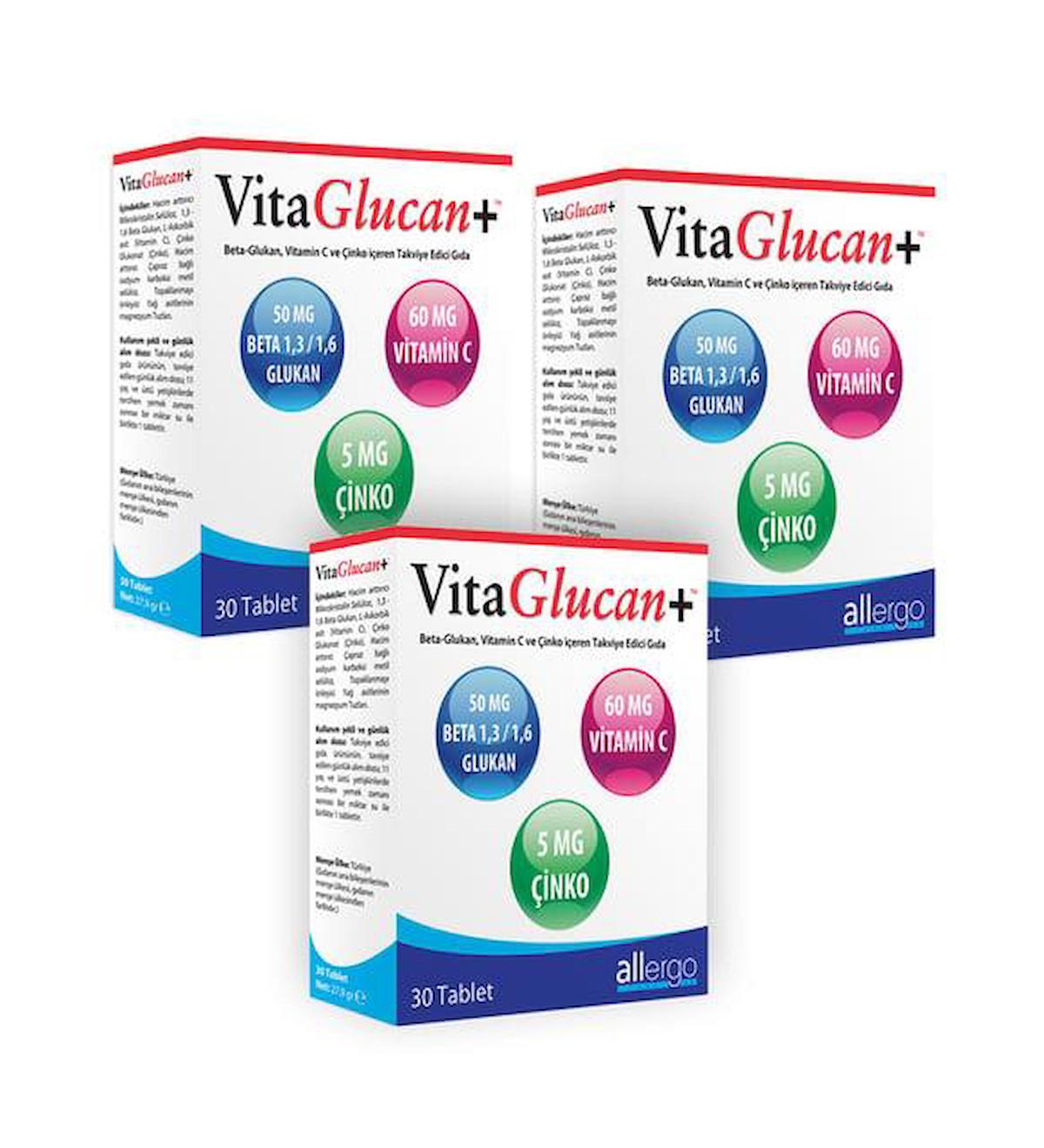 Vitaglucan Beta-Glucan Sade Unisex Vitamin 3x30 Kapsül