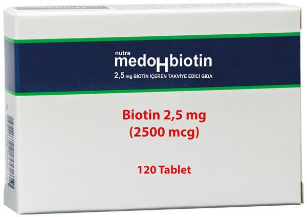 Nutrafarm Biotin Sade Unisex Vitamin 120 Tablet
