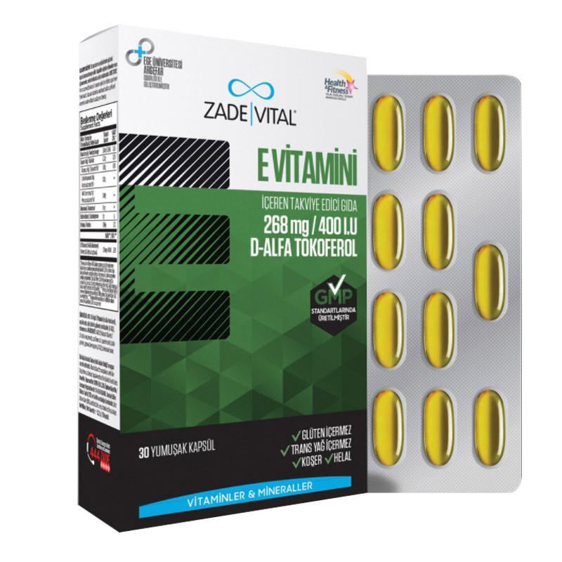 Zadevital E Vitamini Aromalı 30 Kapsül