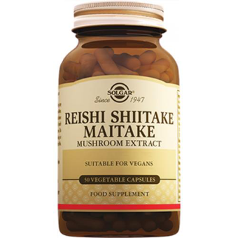 Solgar Reishi Shııtake Maitake Sade Unisex Vitamin 50 Kapsül