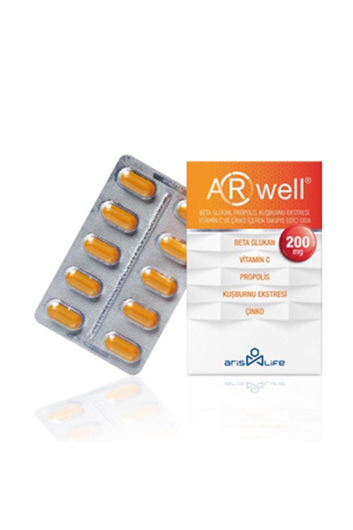 Arwell Beta Glukan Sade Unisex Vitamin 200 mg