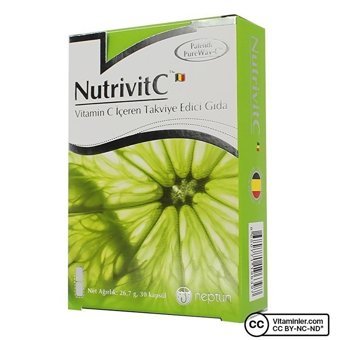 Neptune C Vitamini Aromasız Unisex 30 Kapsül