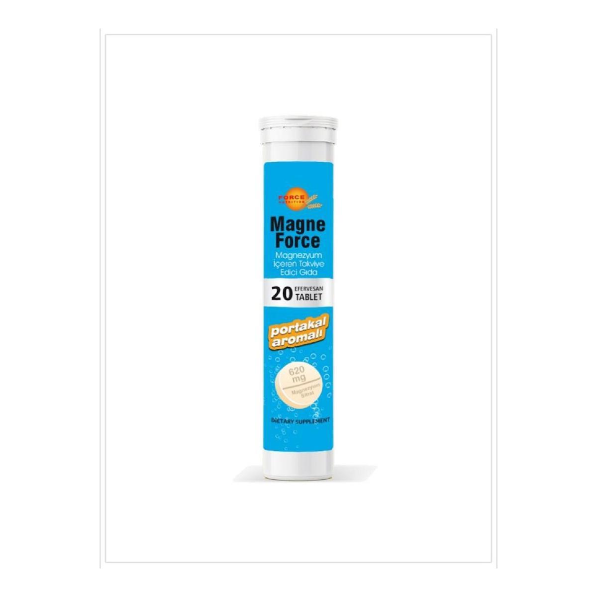 Force Nutrition Magneforce Efervesan Aromalı Unisex Vitamin 20 Tablet