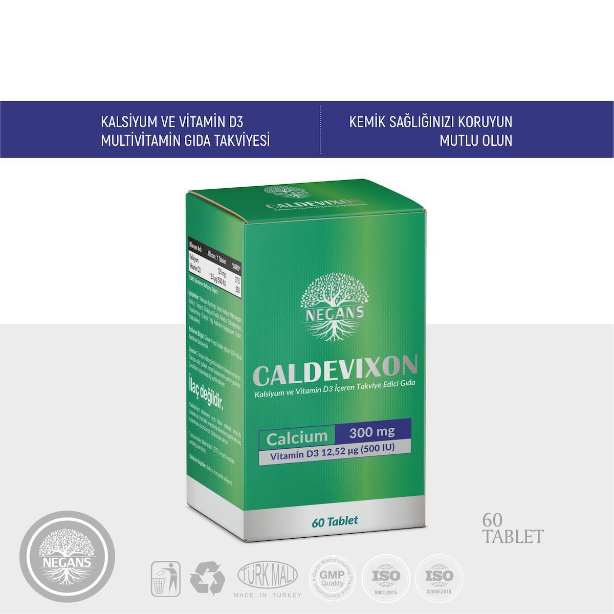 Negans Caldevıxon Sade Unisex Vitamin 60 Tablet