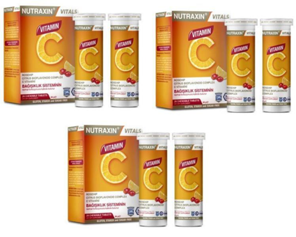 Nutraxin Çinko Aromalı Unisex Vitamin 3x28 Tablet
