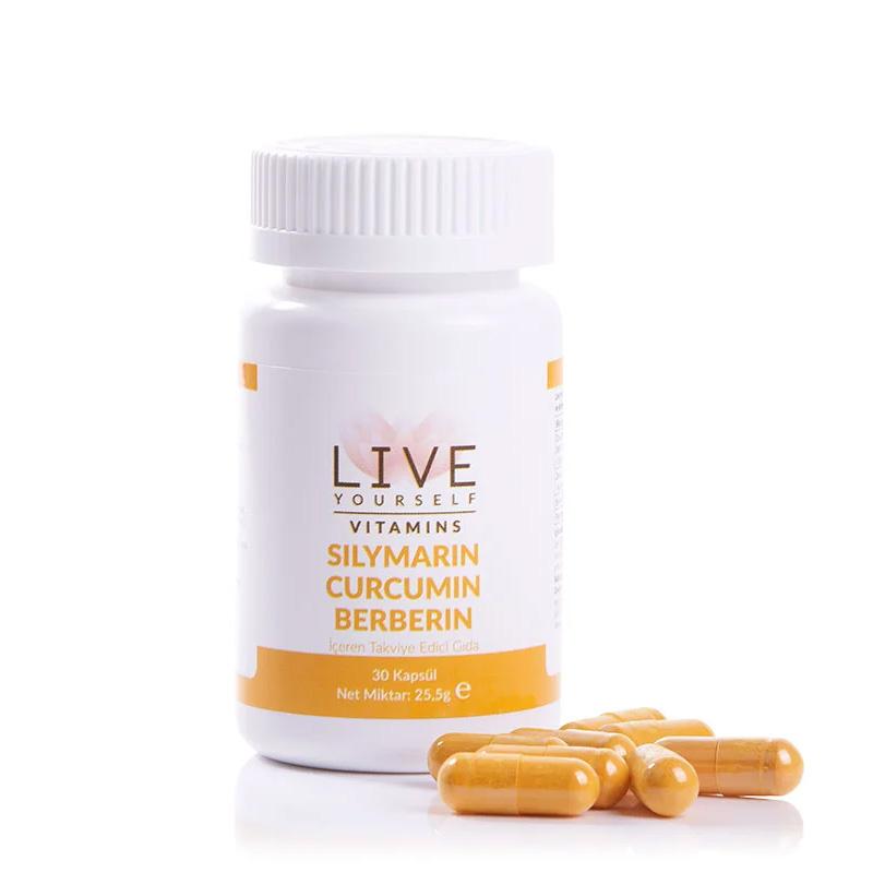Live Yourself Kurkumin Sade Unisex Vitamin 30 Kapsül