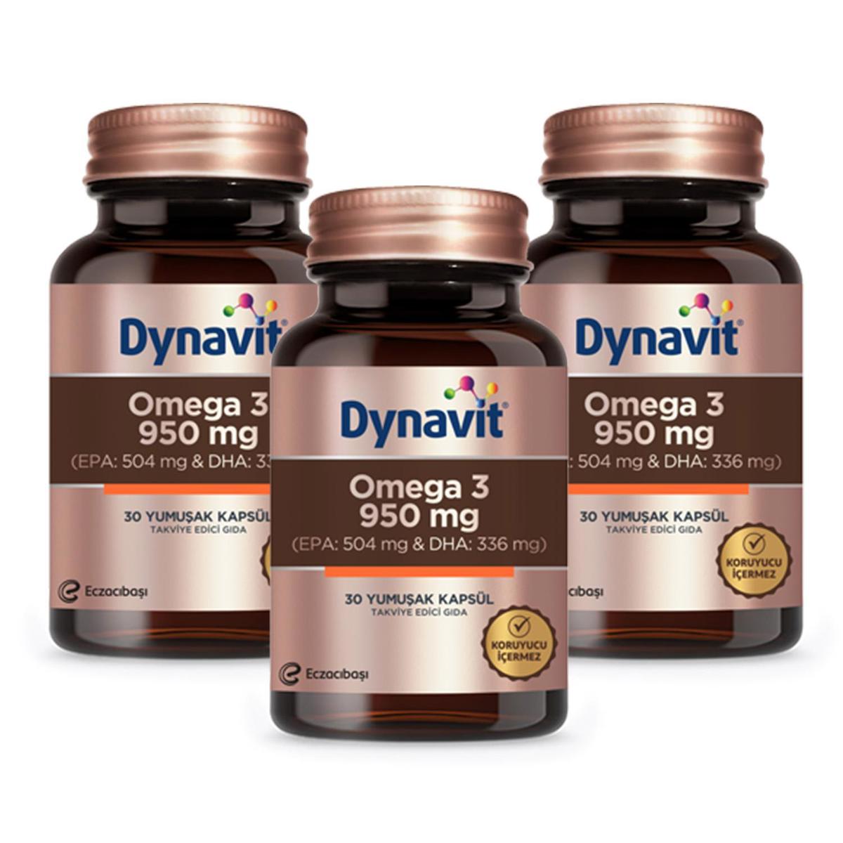 Dynavit Omega 3 Sade Unisex Vitamin 3x30 Tablet