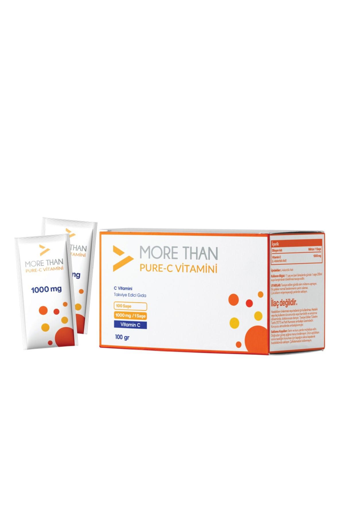 More Than Pure C Aromasız Unisex Vitamin 100 Şase