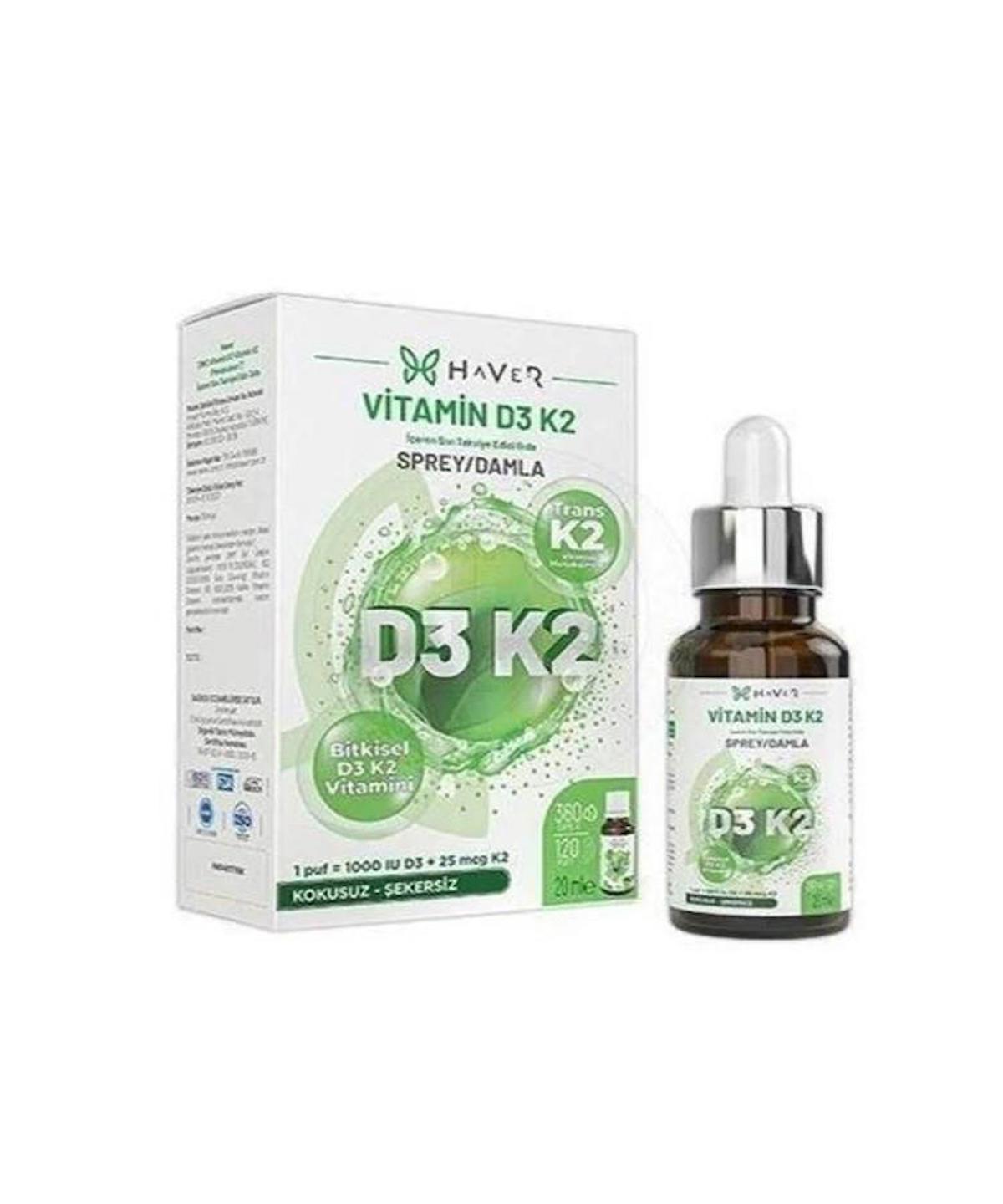 Visante Vitamin D3 Aromasız Çocuk 20 ml