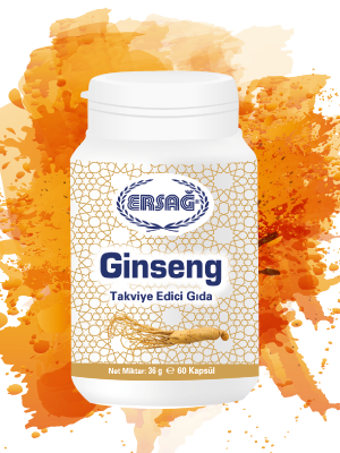 Ersağ Ginseng Sade Unisex Vitamin 60 Kapsül