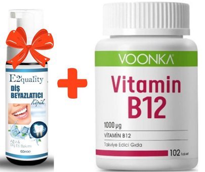 Fırat Kozmetik E2'Quality Sade Unisex Vitamin 102 Tablet