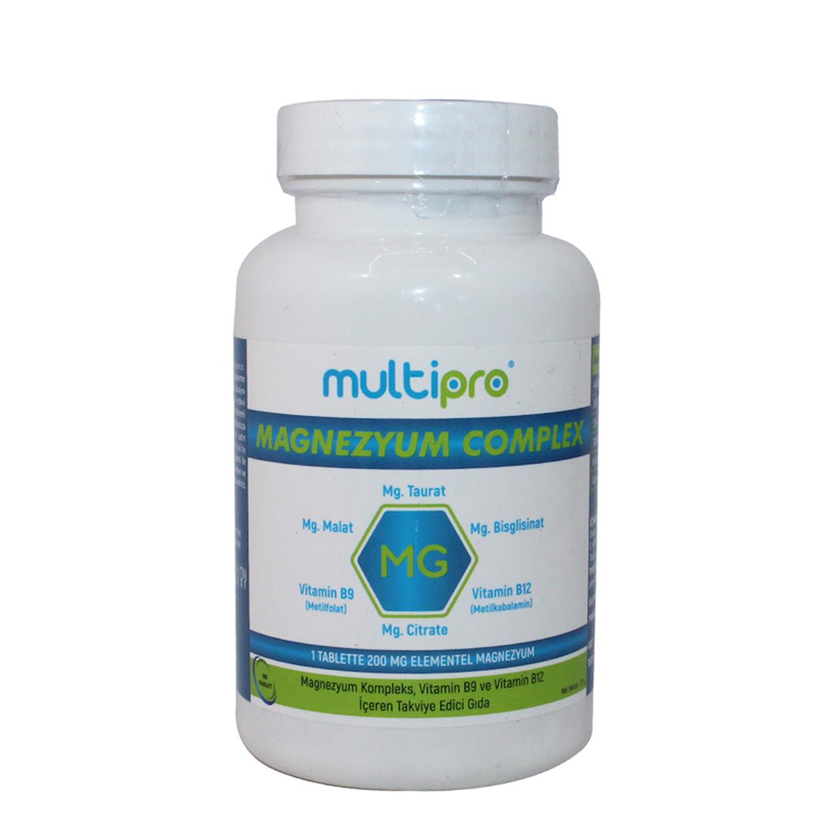 Multipro Magnezyum Sade Unisex Vitamin 90 Tablet