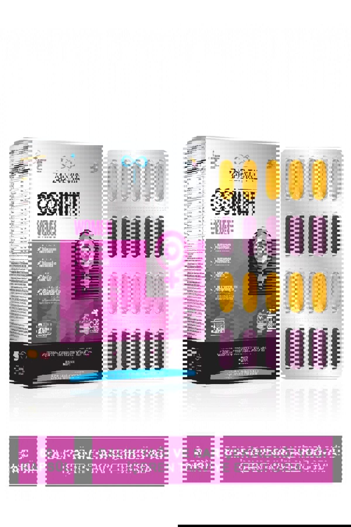 Zade Vital Sade Kadın Vitamin 2x60 Kapsül