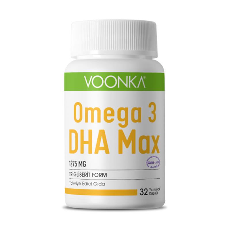 Voonka Omega 3 Dha Max Aromasız Unisex Vitamin 32 Kapsül