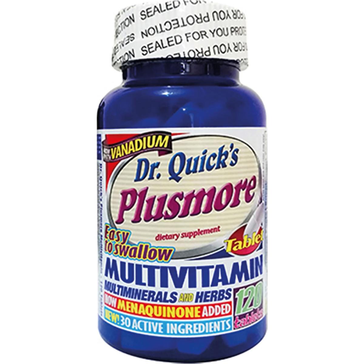 Dr Quick'S Plusmore Aromasız Unisex Vitamin 120 Tablet