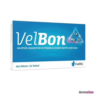 Exeltis Velbon Magnezyum Sade Unisex Vitamin 30 Tablet