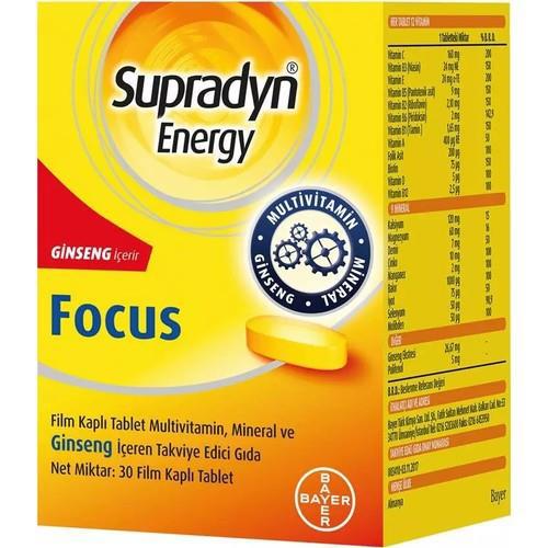 Supradyn Magnezyum Aromalı Unisex Vitamin 30 Tablet
