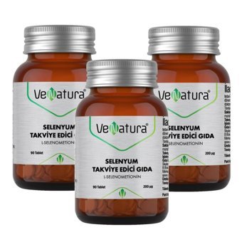 Venatura Selenyum Aromasız Unisex Vitamin 3x90 Tablet