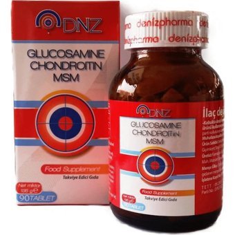 Dnz Pharma Glucosamine Chondroitin Msm Sade Unisex Vitamin 90 Tablet