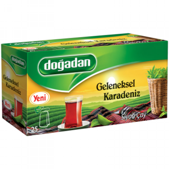 Doğadan Geleneksel Karadeniz Sallama Çay 25 Adet